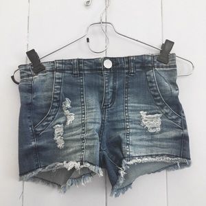 Copper Key Denim shorts